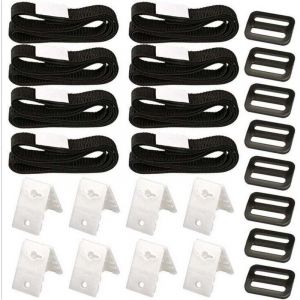 Kit de Fixation pour b&acirc;che Solaire de Piscine, kit de Sangles de Couverture Solaire