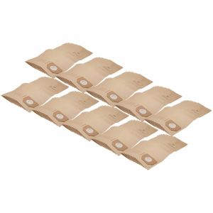 vhbw 100x Sacs compatible avec Rowenta RU 520 S, RU 521, Vorace, RU 30-46, RU 300-399, RU 461 aspirateur - 30cm x 17,5cm marron