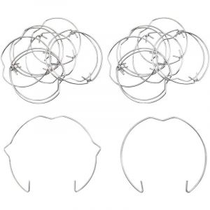 20 Pi&egrave;ces Anneaux de Fixation de Lampe pour Spot MR16 GU10 de 50 mm, Anneau Clip Clips pour Ampoule Halog&egrave;ne LED