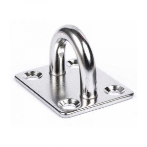 2 Pontets sur platine rectangulaire inox D5x35x30