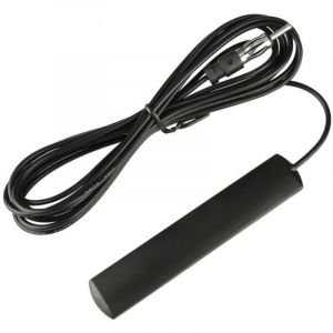 Antenne Autoradio Voiture Brise Collante Adaptateur Fiche DIN avec 3m C&acirc;ble Compatible avec Auto Camion V&eacute;hicule SUV Jeep FM AM Radio Amplificateur