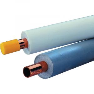 Tube cuivre simple WICU Clim sp&eacute;cial climatisation 1/2 &eacute;paisseur 0,8 mm en couronne de 25 m&egrave;tres