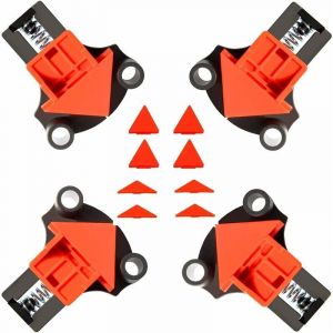 4 Pi&egrave;ces Serre Joint Angle - Pinces D'Angle - Pince &agrave; Angle Droit - Replaceable 60 Degr&eacute;s, 90 Degr&eacute;s,120 Degr&eacute;s, Pour le Travail du Bois, le Cadre