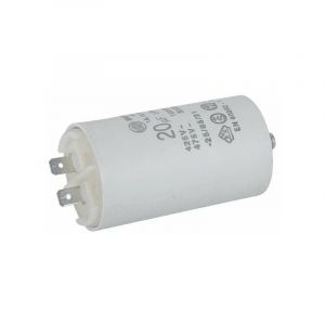 Cyclingcolors - Condensateur de démarrage universel 20µF 450V Ø40mm longueur 72mm fixation M8 2 cosses Permanent Moteur Appareils Electriques