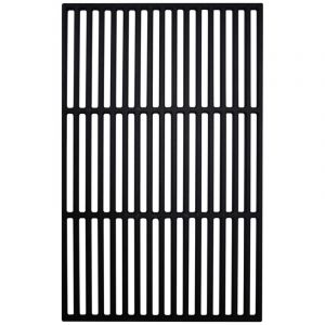 VINGO 40x60 cm Grille carr&eacute;e Grille en fonte Fixation barbecue Grille de barbecue Camping