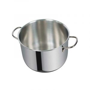 Cocotte en inox &agrave; 2 poign&eacute;es, diam&egrave;tre 28 cm, Dune Metalsomma