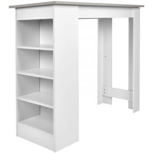 Bureau Informatique Bureau Avec Rangement Multim&eacute;dia Design Multi-Rangements Table De Caf&eacute; Durable Pour Le Restaurant De Salon &agrave; La Maison 115 x 103