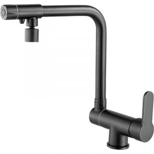 Mitigeur Cuisine Rabattable,Robinet De Cuisine 3 Voies, Robinet Cuisine Repliable Mitigeur D'&eacute;vier Pivotant &agrave; 360&deg;,Fabriqu&eacute; En Laiton De Haute