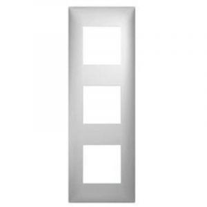 Plaque 3 postes Espace Evolution Arnould Finition: Aluminium