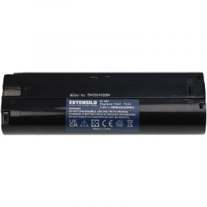 Batterie compatible avec Makita 6002DW, 6002DWK, 6010D, 6010DL, 6010DW, 6010DWK, 6012D, 6012DL outil &eacute;lectrique (3300 mAh, NiMH, 7,2 v) - Extensilo