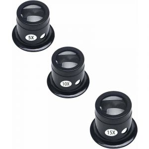 ZVD - Loupe de Réparation de Montre,Loupe de Bijoutiers,Loupe Réparation Montre Outil Loupe pour Horloger,Horloger Oeil Oculaire Précision Mécanique