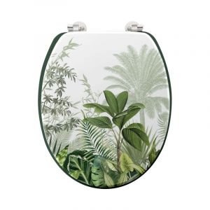 Abattant wc Imprimé Végétal 'Vagabonde' 45cm Vert