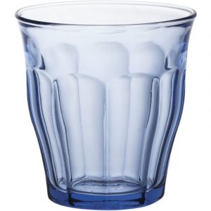 Verre Duralex picardie marine 220 ml bleu - lot de 6 pcs.