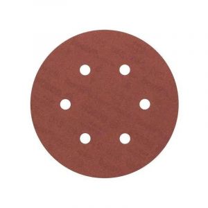 Disque velcro DSV diam&egrave;tre 150 mm, grain de 40, 8 plus 1 trous, 5 pi&egrave;ces