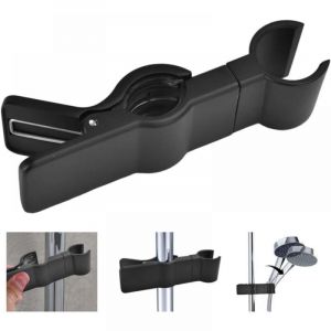 Support Douchette Relevable en Alliage de Zinc Support Douche à Main Remplaçable20-25MM Support de Pommeau de Douche Chrome Ajustable pour Baignoire