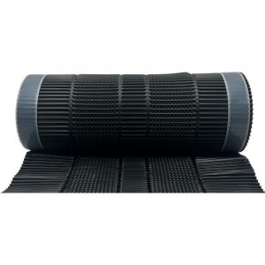 Bande Closoir de Fa&icirc;tage Souple Ventil&eacute; en Aluminium &ndash; Noir