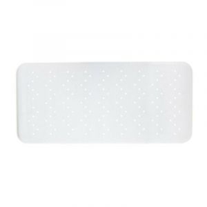 Tapis bain caout 34x74 blanc