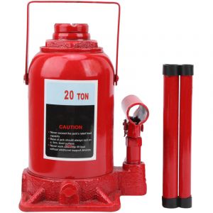 Sjlerst - 20T Cric Hydraulique, Cric de Levage hydraulique Portable Cric de Chariot hydraulique,Cric à Piston/Compact pour Voiture Van Bateau Camion