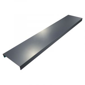 Couvertine 3m PREMIUM en alu 15/10&egrave;me - t&ecirc;te de mur Couleur - Gris Anthracite - RAL 7016, Largeur - 285 mm, Longueur - 3 m lin&eacute;aires - ALUHOME