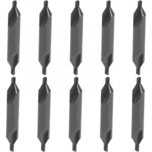 Csparkv - Lot de 10 forets combinés en acier rapide résistant à l'usure pour perceuse d'établi, fraiseuse