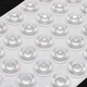 Cyslmuk - 50Pcs Patin Protection Transparent, Auto-Adh&eacute;Sif Patin Silicone Doux Sans Trace Transparente Adh&eacute;Sifs But&eacute;Es Amortisseur de Porte Butoir