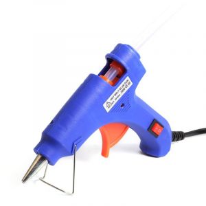 1 Mini pistolet à colle à chaud de colle transparents pour bricolage et réparations rapides dans la maison & bureau