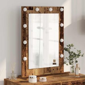 Vidaxl - Miroir de vanit&eacute; avec miroir Bois Ancien 70 x 50 x 18 cm