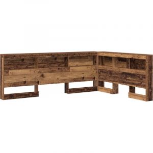 Tête de lit de rangement Bois ancien 160 cm Bois d'ingénierie Vidaxl