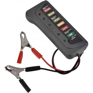 Testeur d'alternateur de Batterie,12V Batterie Testeur,12V Auto Moto Batterie testeur de Charge de l'alternateur Analyseur Cranking V&eacute;rifiez testeurs