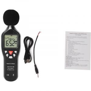 Sonom&egrave;tre professionnel, enregistreur de donn&eacute;es, testeur Audio de bruit 30dB-130dB
