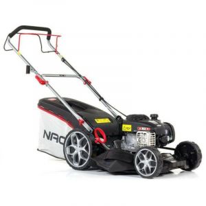 NAC LS46-450E-HSS-JR Tondeuse &agrave; traction &agrave; essence, moteur Briggs & Stratton de 125 cm&sup3;, d&eacute;marrage facile, largeur de coupe de 46 cm, id&eacute;ale pour les