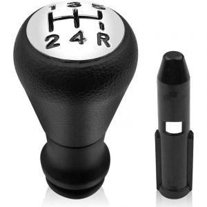 5 Vitesses Pommeau de Levier de Vitesse, Manuel Pommeau de Vitesse Compatible pour Peugeot 106 107 207 301 307 308 407 408 508 3008 5008 Citroen C2