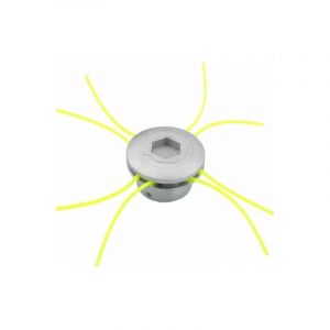 Tete Debroussailleuse Universelle, Tete Debroussailleuse 4 Fils, Aluminium Tete Fil Débroussailleuse Accessoire de Débroussailleuse pour Tondeuse à