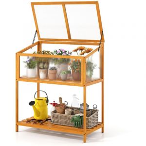 mini serre de jardin mini serre pour semis mini serre interieur petite serre de jardin en bois cadre froid chaude isol&eacute;e toit transparent ouvrant ra