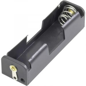 Support de pile 1x LR6 (aa) Goobay 12458 raccordement à souder (l x l x h) 57 x 18 x 14 mm X93311
