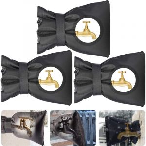 Housse pour Robinet Exterieur,Housse De Protection pour Robinet,Housses De Robinet De Jardin,Protecteur Antigel De Robinet,R&eacute;utilisable,3 Pi&egrave;ce