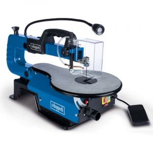 Scheppach - Scie à chantourner 120W - deco-xlvx – table 415 x 250 mm - hauteur de coupe 23/48 mm - largeur de coupe max 406 mm - IP20