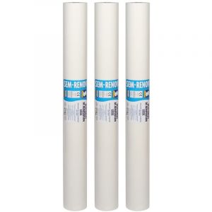 Semin - Rev&ecirc;tement Lisse de R&eacute;novation Sem Renov eco &agrave; Peindre, 150 gr, rouleau 25 x 1 m, Lot de 2