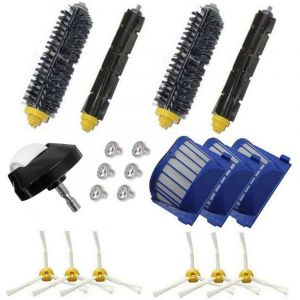 Kit d'accessoires pour iRobot Roomba s&eacute;rie 600 Pi&egrave;ces de rechange pour 600 605 610 615 620 625 630 635 640 645 650 655 660 665 670 671 675 680 690