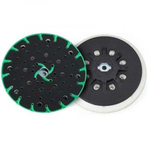 Plateau ponceuse 150 mm avec aspiration de poussi&egrave;re - Filetage de raccordement M8 - remplacement du festool plateau ponceuse, compatible avec le