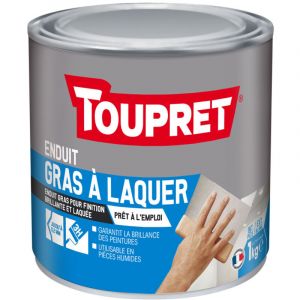 Enduit gras &agrave; laquer p&acirc;te 1 kg Toupret