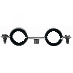 Novipro - collier double isol&eacute; pour tube de 22 mm - sachet de 10