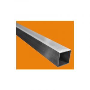 Tube carré aluminium 6060 - 2 metres, Dimension - 35 x 35 mm, Epaisseur 2 mm