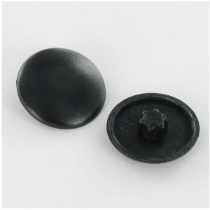 Vis Express - Cache vis Tête fraisée tf torx torx T30 Diamètre de tête: 16.5 Nylon Noir-1000 pièces