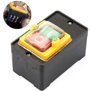 Interrupteur &agrave; bouton AC220V/380V interrupteur &agrave; bouton de commande d'alimentation &eacute;tanche avec interrupteur &agrave; coque bouton de commande avec