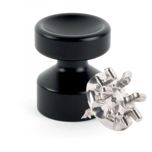 L'attachante - Kit de Fixation : Vis placo Longueur 20 mm Alu + Petite Pat&egrave;re concave Noir