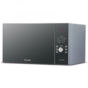 Brandt - Micro-ondes solo 30l 1400w silver SE3000M