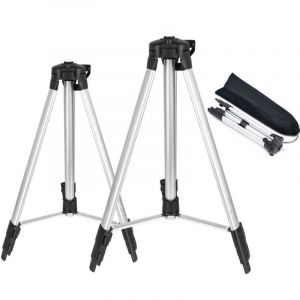Trépied pour niveau laser, pour Laser Rotatif et Perche télescopique réglable, avec sac de transport, Hauteur de travail 75 à 120CM - Conentool