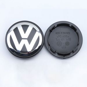 4 pi&egrave;ces couvre-moyeux 70mm pour Volkswagen, bouchon de jante avec logo, accessoire tuning pour voiture