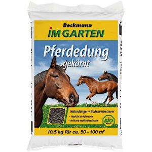 BECKMANN Fumier de cheval granul&eacute; 10,5 kg Engrais de ferme Engrais universel Plantes